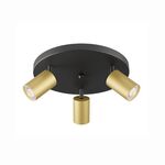 Conjunto de 3Projetores  Dourado e Preto