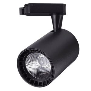 FOCO LED  DE TRILHO 30W PRETO