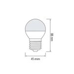 Lâmpada LED 10W E27 6400k
