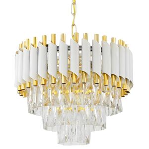 Lustre de Cristal DOURADO 40cm