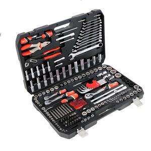 MALA COM FERRAMENTA 225PCS 1/4, 1/2, 3/8