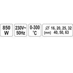 MAQUINA DE SOLDAR PPR 850W (16-63MM)