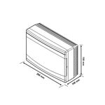 QUADRO DE DISJUNTOR12 MOD. SALIENTE