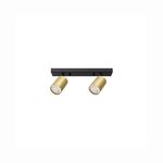 spotlight Duplo Dourado e Preto