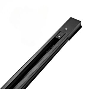 Trilho Elétrico de 1m Preto  para Focos de Luz