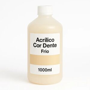 Acrilico Cor Dente 1000ml Frio