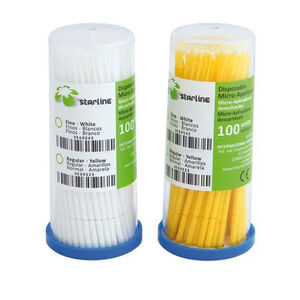 Aplicadores Bonding Fino Branco (100)