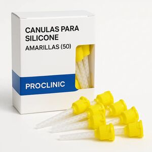 Canulas para Silicone Amarelas (50)