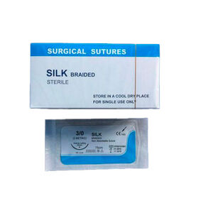 Seda Sutura Surgisuture Silk 4/0 Triangular