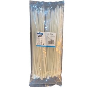 Abraçadeira de Fivela Branca 3.6X250mm (100Un)