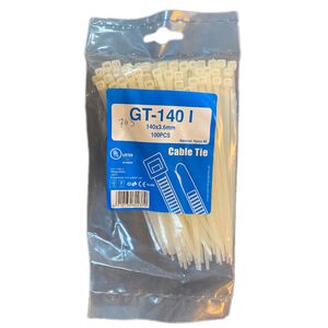 Abraçadeira de Fivela Preta 3.6X140mm (100Un)