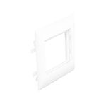 Adaptador Q45 para Calhas com Tampa L75 2 Modulos Branco 10986 ABR