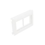Adaptador Q45 para Calhas com Tampa L75 4 Módulos Branco 10952 ABR