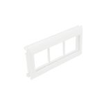 Adaptador Q45 para Calhas com Tampa L75 6 Modulos Branco 10954 ABR