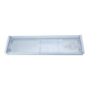 Armadura Prismática 2X60cm para Lâmpada T8 LED