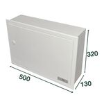Caixa Coluna CAD/CBD 2 Saídas Interior VISBOX VB.202 - 500X320X130