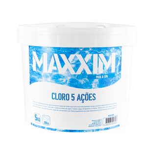Cloro 5 Açoes Tableta 200gr 5Kg Maxxim
