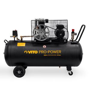 Compressor com Correias 200L 10BAR 4CV