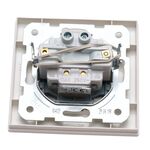 Comutador de Escada Duplo Branco KARRE Ref. 90960017