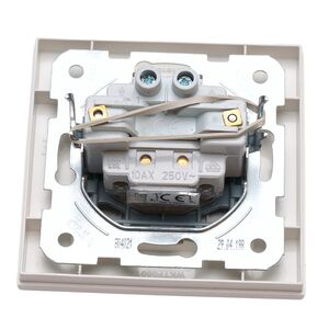 Comutador de Escada Duplo Branco KARRE Ref. 90960017