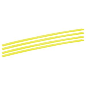 Conjunto 4 Fios Nylon Quadrados 4,0mm 30cm Flux