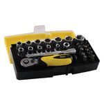 Conjunto Estojo Chave Caixa Crom. Vanadium 25 Peças  1/4  Flux