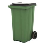 Contentor Polietileno Verde Com Rodas 240lt Flux
