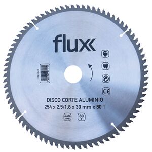 Disco Corte Alumínio 254x30mm Flux