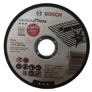 DISCO CORTE INOX 115MM