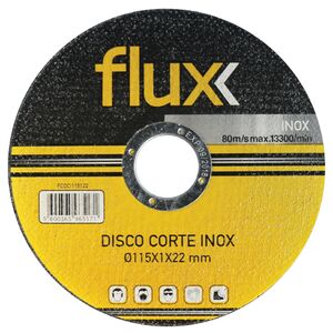 Disco Corte Inox 115x1x22mm Flux
