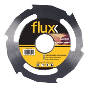 Disco Corte Madeira Dentado 8D 115mm Flux