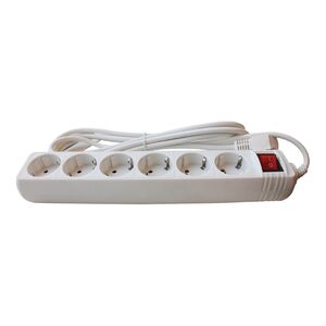 Extensão Sextupla Com Interruptor 3x1,50mm 1,50mt Flux