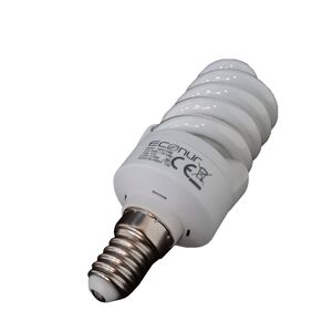 Lâmpada Económica 15W E14 Espiral 27K VITO-ECONUR Re.1411180/1411190