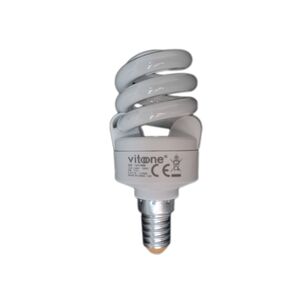 Lâmpada Económica 9W E14 Espiral 27K VITOONE Re.1411900