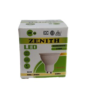 Lâmpada Led MR16 GU5.3 6W 220V-240V 2700K DIMMABLE