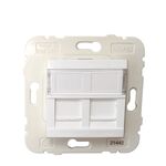 Modulo  Duplo Conector RJ45  Branco - 45971 SBR