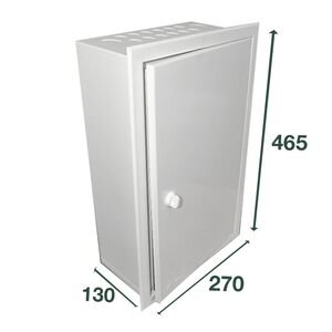 Quadro 36 Módulos Interior Metálico 01.210A500 270X465X130
