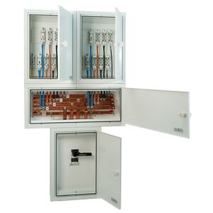 Quadro de Coluna 250A com Barra. e 4 Saídas 700X1300X200mm