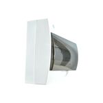 Quadro Plástico 12 Módulos Exterior Branco com Porta Opaca LWDS-12