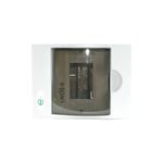 Quadro Plástico 6 Módulos Exterior Branco com Porta Opaca LWDS-6