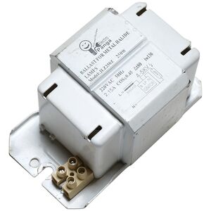Reactância 250W para Vapor de Sódio/Iodetos Metálicos