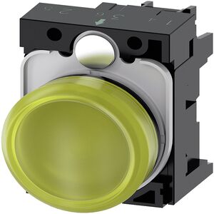 Sinalizador Luminoso 22MM Amarelo 230V AC 3SU1106-6AA30-1AA0