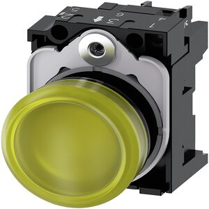 Sinalizador Luminoso 22MM Amarelo 24V 3SU1102-6AA30-1AA0