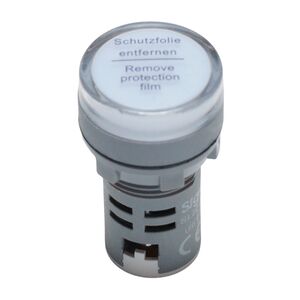 Sinalizador Luminoso 22MM Branco 230V AC SL22-220DSW