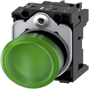 Sinalizador Luminoso 22MM Verde 24V 3SU1102-6AA40-1AA0