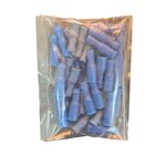 Terminal Cilíndrico Azul Fêmea  4mm 20UN