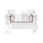 Terminal de Passagem com Mola Branco 2,5mm2 8WH2000-0AF05
