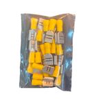 Terminal Faston Fêmea Amarelo 9,5mm 20 UN