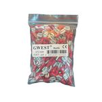 Terminal Faston Fêmea Isolado Vermelho 6.3mm 20 UN