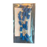 Terminal Forquilha Isolado Azul M3 20 UN
